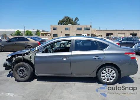 2015 Nissan Sentra S from USA, damaged, VIN 3N1AB7AP6FY370843